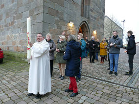 Lumen Christi - Auferstehungsmesse in St. Crescentius (Foto: Karl-Franz Thiede)